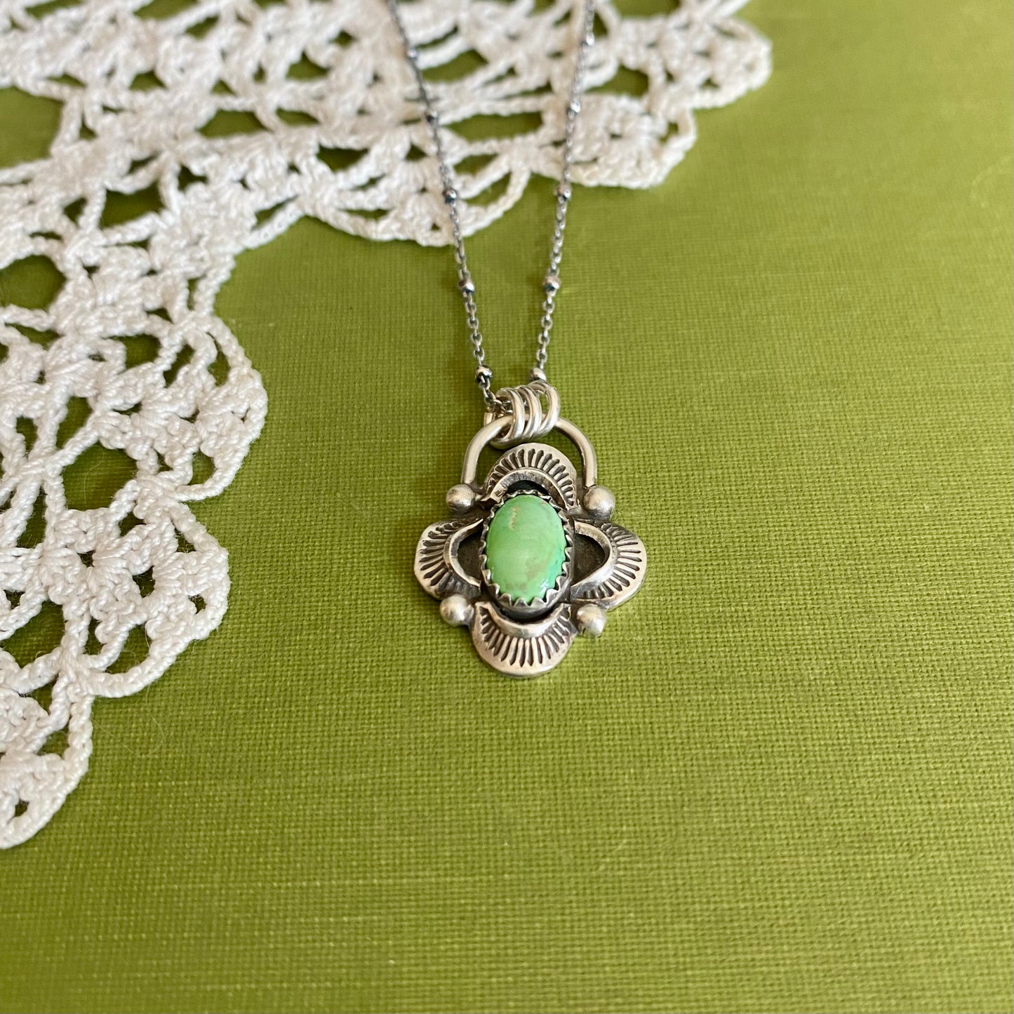 Sonoran Mountain Turquoise Pendant