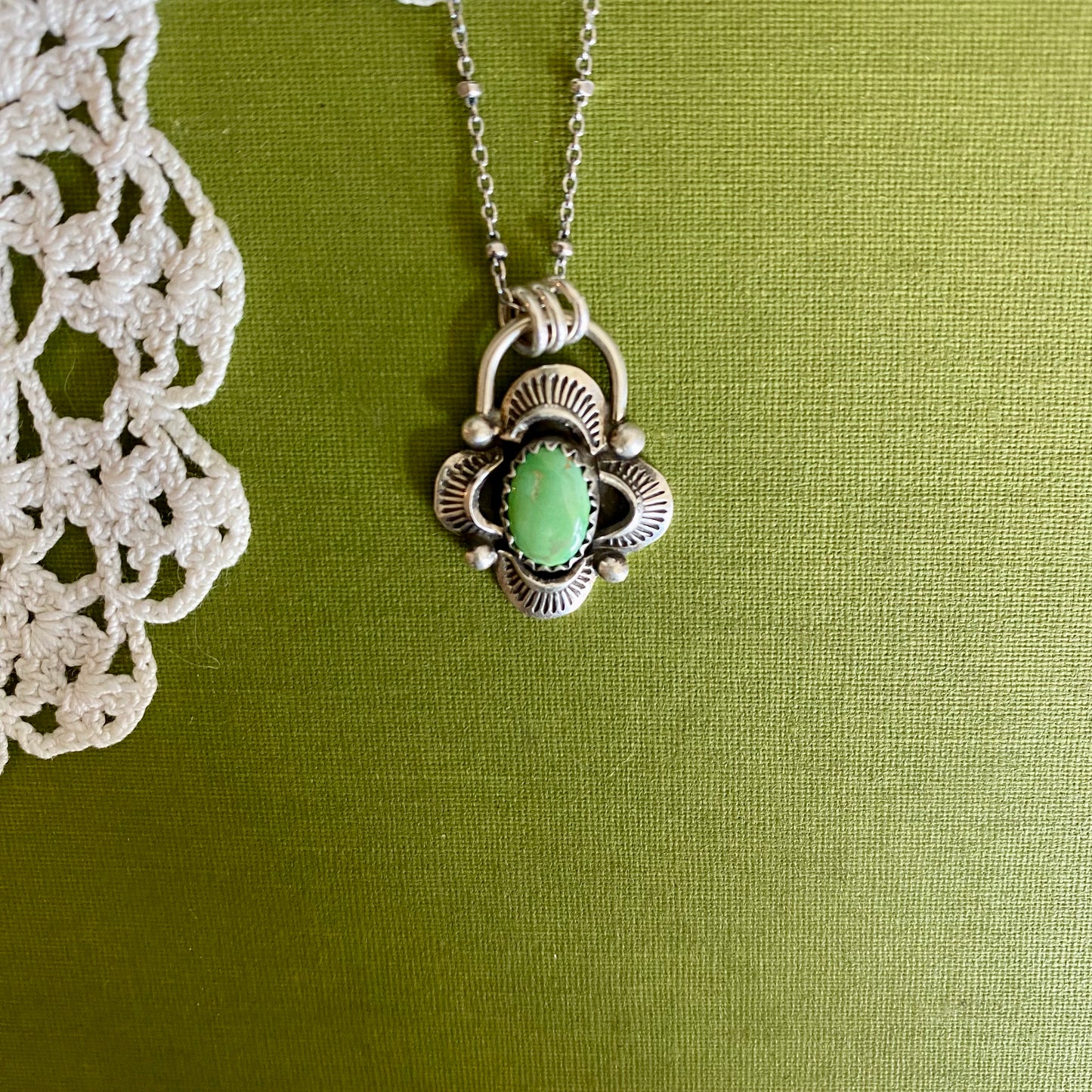 Sonoran Mountain Turquoise Pendant