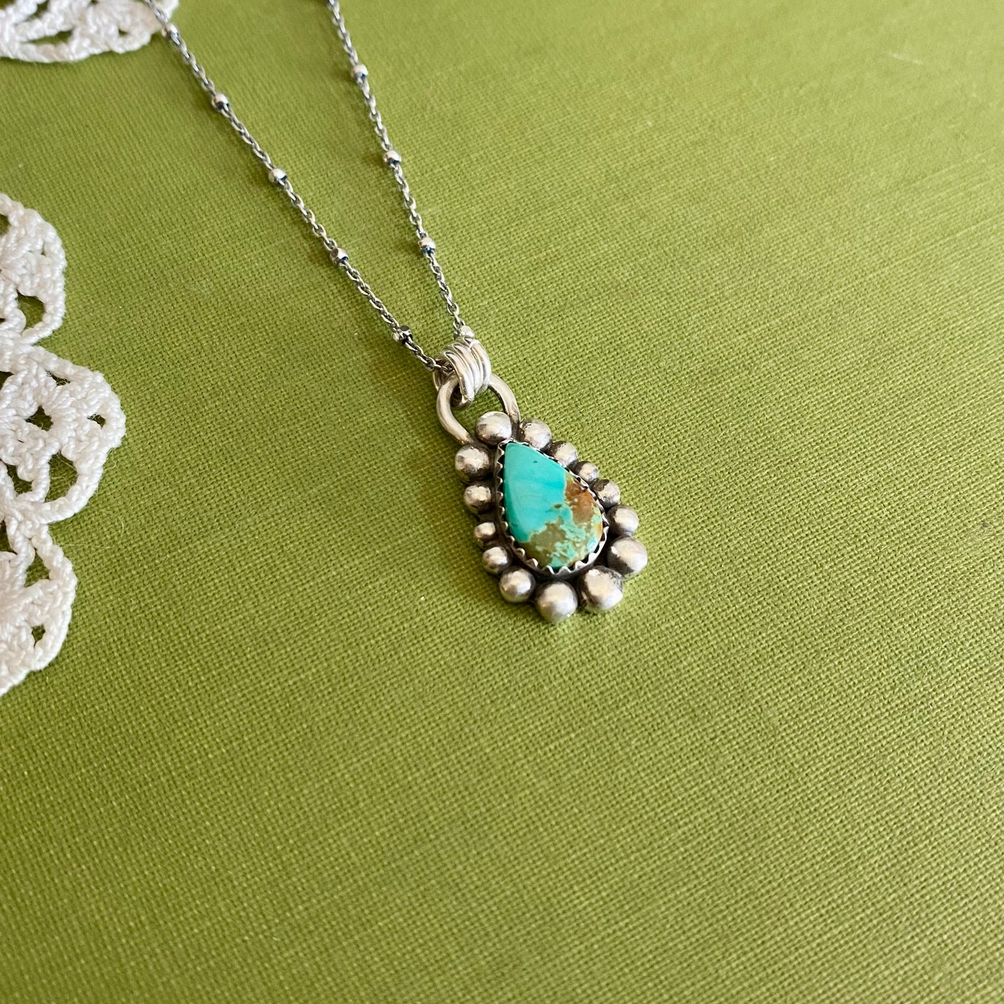Pilot Mountain Turquoise Pendant