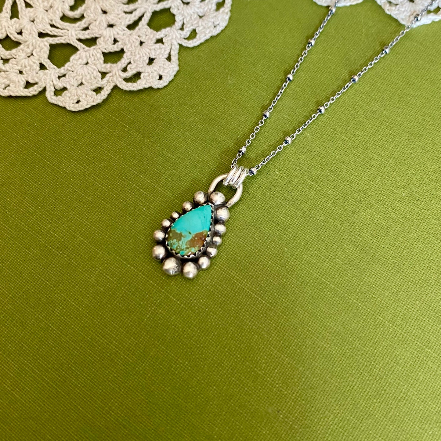Pilot Mountain Turquoise Pendant
