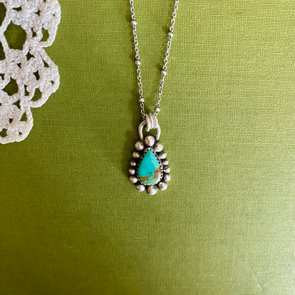 Pilot Mountain Turquoise Pendant