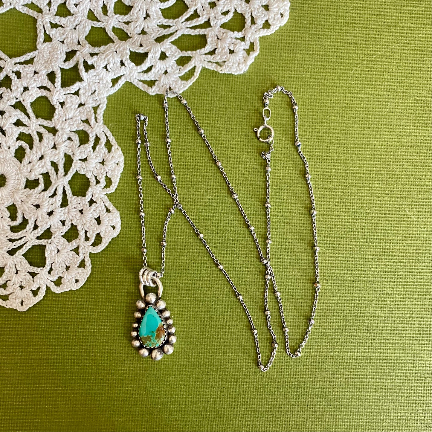 Pilot Mountain Turquoise Pendant