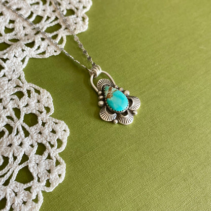 Pilot Mountain Turquoise Pendant