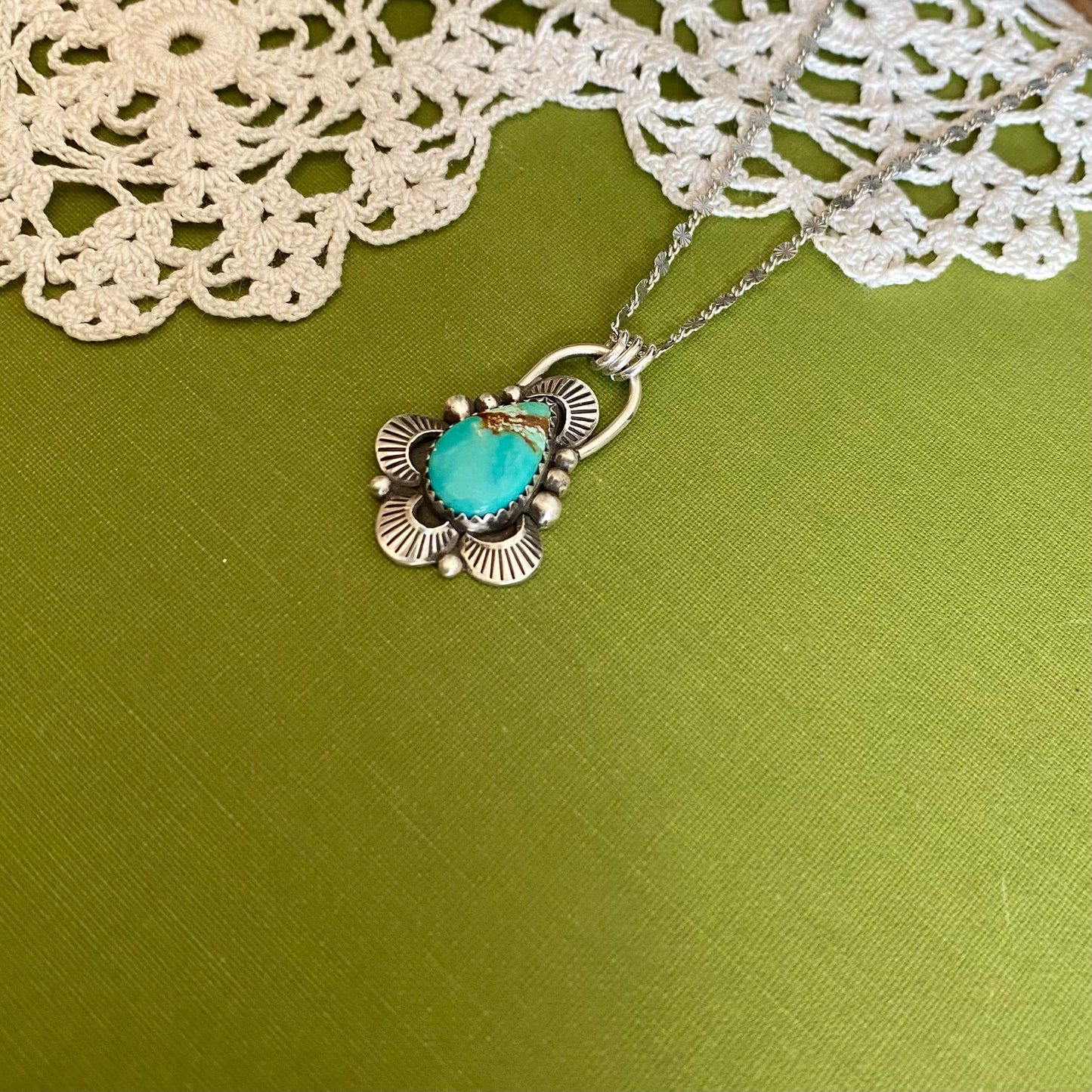 Pilot Mountain Turquoise Pendant