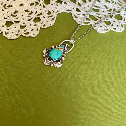 Pilot Mountain Turquoise Pendant