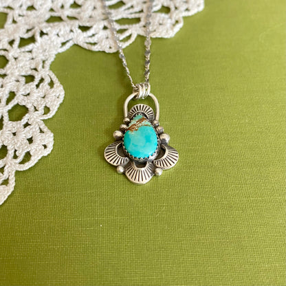 Pilot Mountain Turquoise Pendant