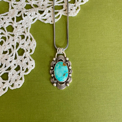 Pilot Mountain Turquoise Pendant