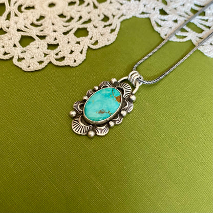 Pilot Mountain Turquoise Pendant