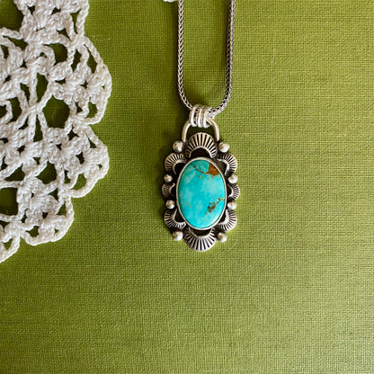 Pilot Mountain Turquoise Pendant
