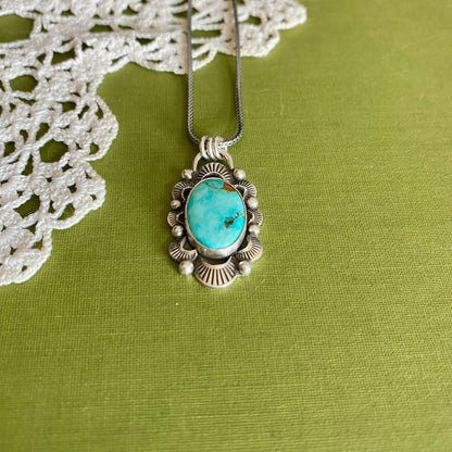 Pilot Mountain Turquoise Pendant