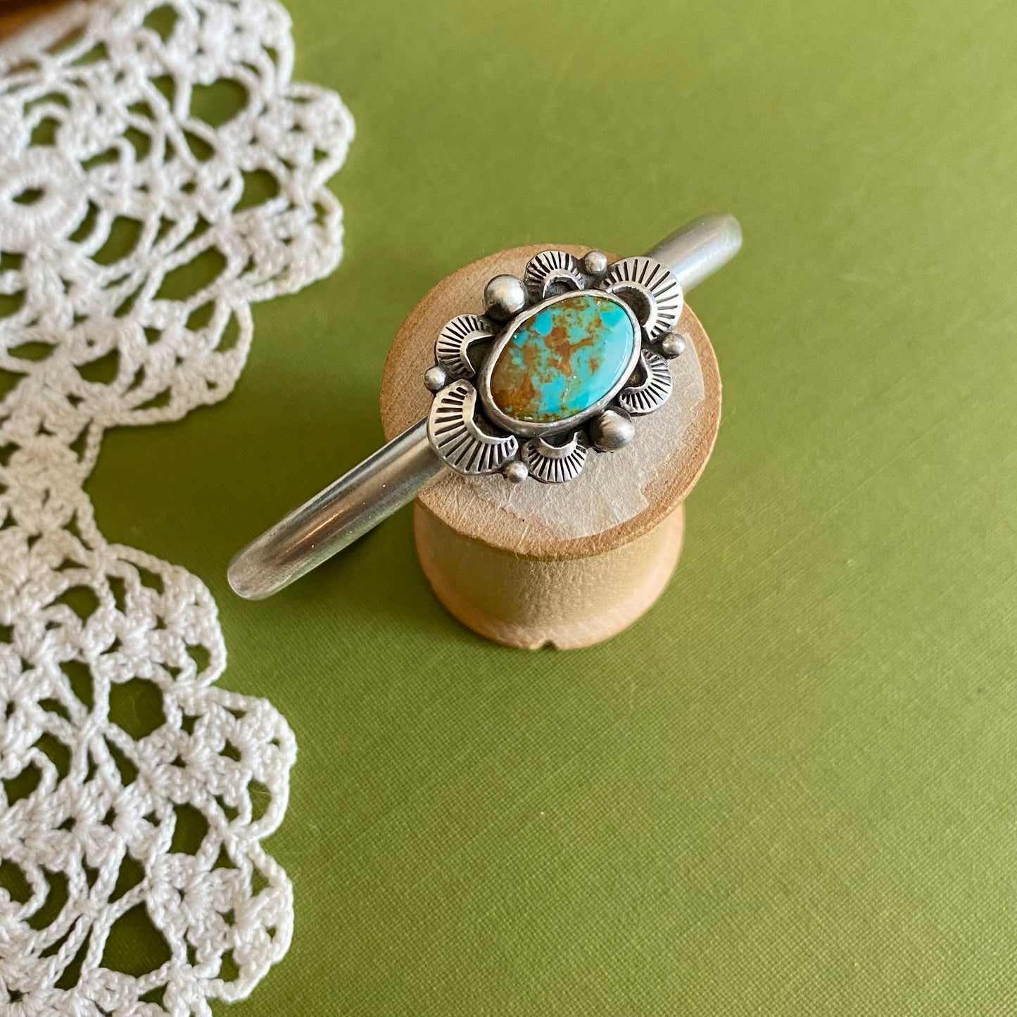 Pilot Mountain Turquoise Cuff Bracelet