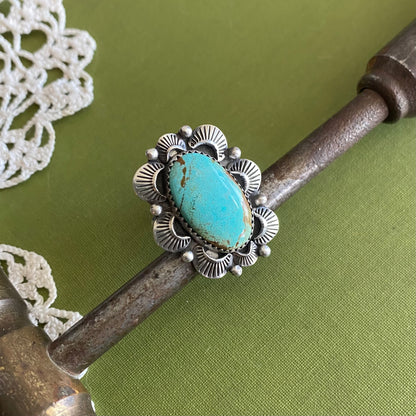 #8 Turquoise Ring Size 9