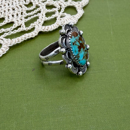 Pilot Mountain Turquoise Ring Size 6