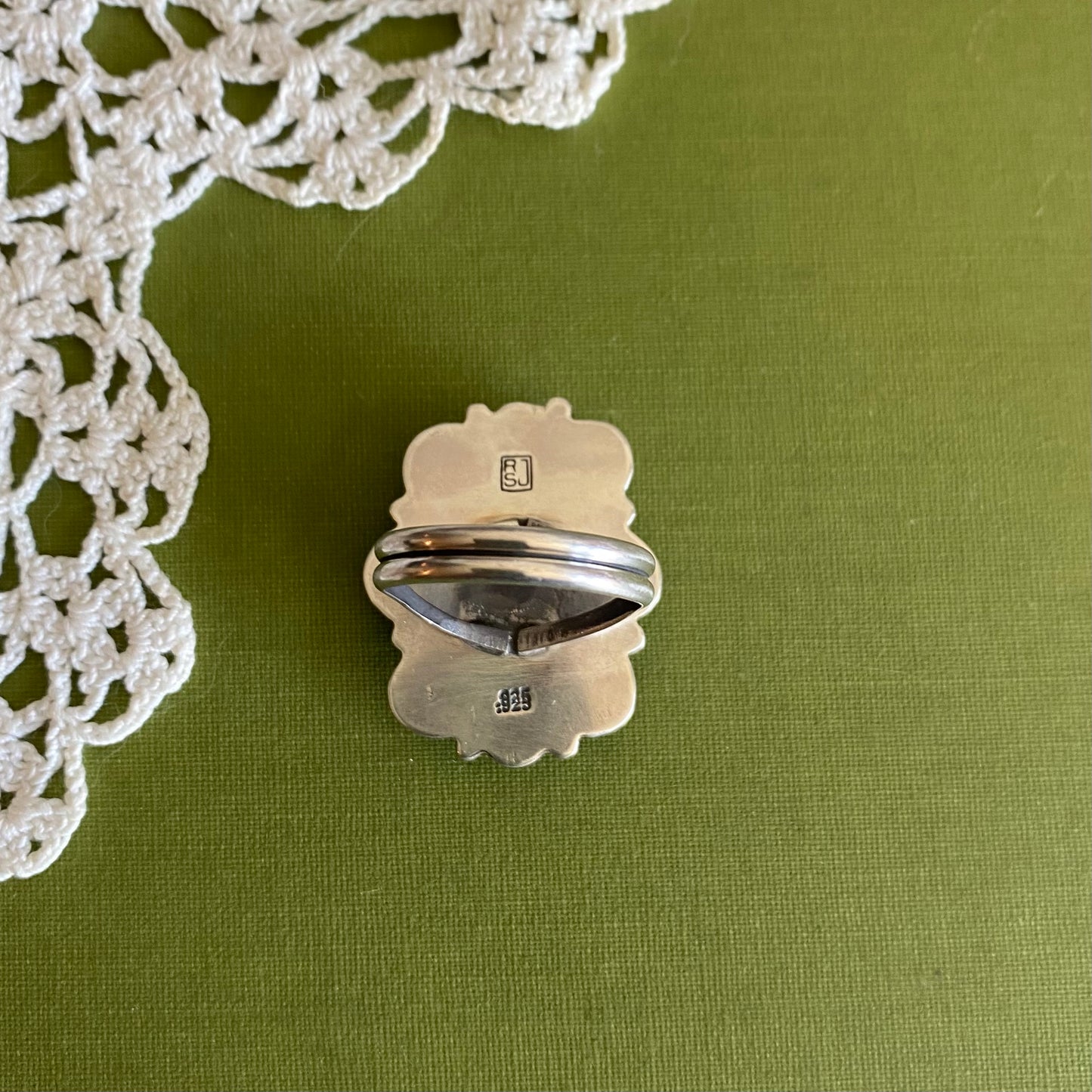 #8 Turquoise Ring Size 9