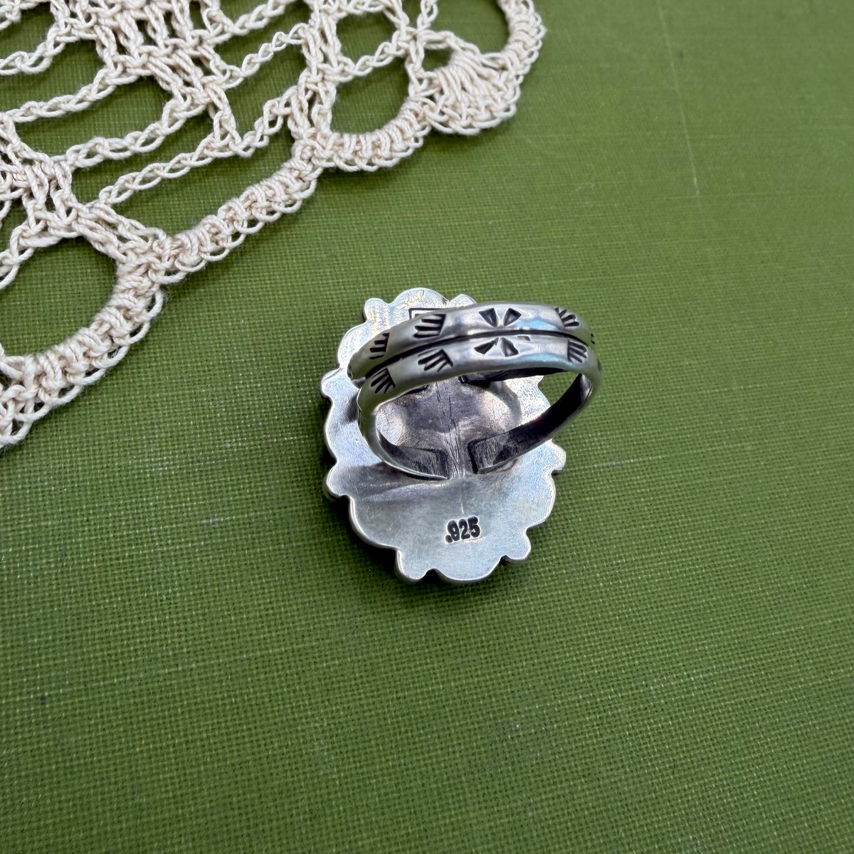 Pilot Mountain Turquoise Ring Size 6
