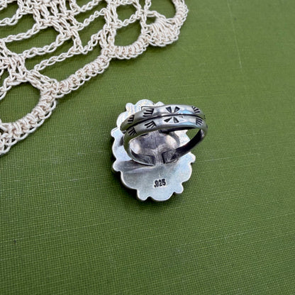 Pilot Mountain Turquoise Ring Size 6