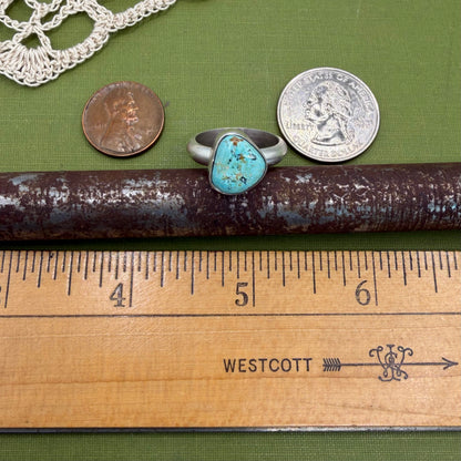 Chunky Turquoise Ring Size 7