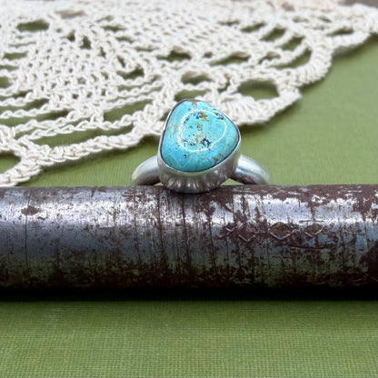 Chunky Turquoise Ring Size 7