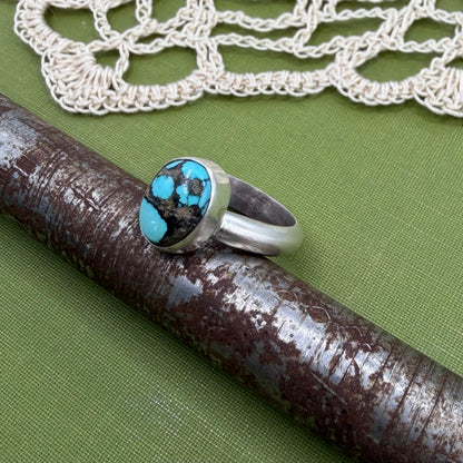 Chunky Turquoise Ring Size 5