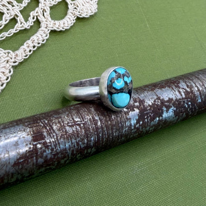 Chunky Turquoise Ring Size 5
