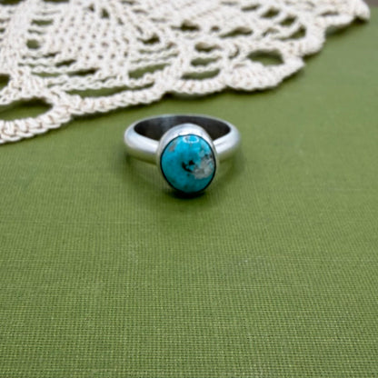 Chunky Turquoise Ring Size 6