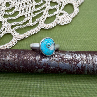 Chunky Turquoise Ring Size 6