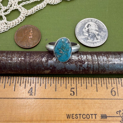 Chunky Turquoise Ring Size 8