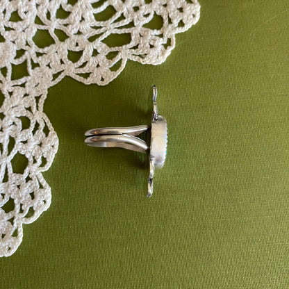 Pilot Mountain Turquoise Ring Size 7