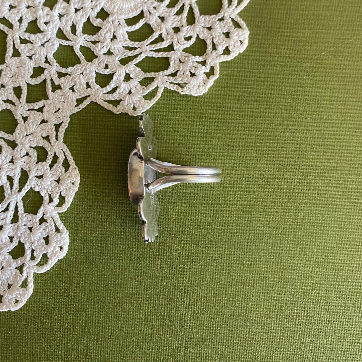 Pilot Mountain Turquoise Ring Size 7