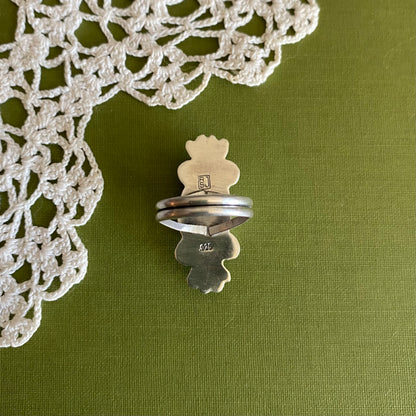 Pilot Mountain Turquoise Ring Size 7