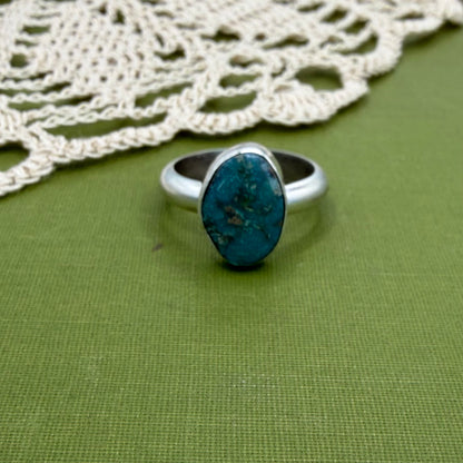 Chunky Turquoise Ring Size 8