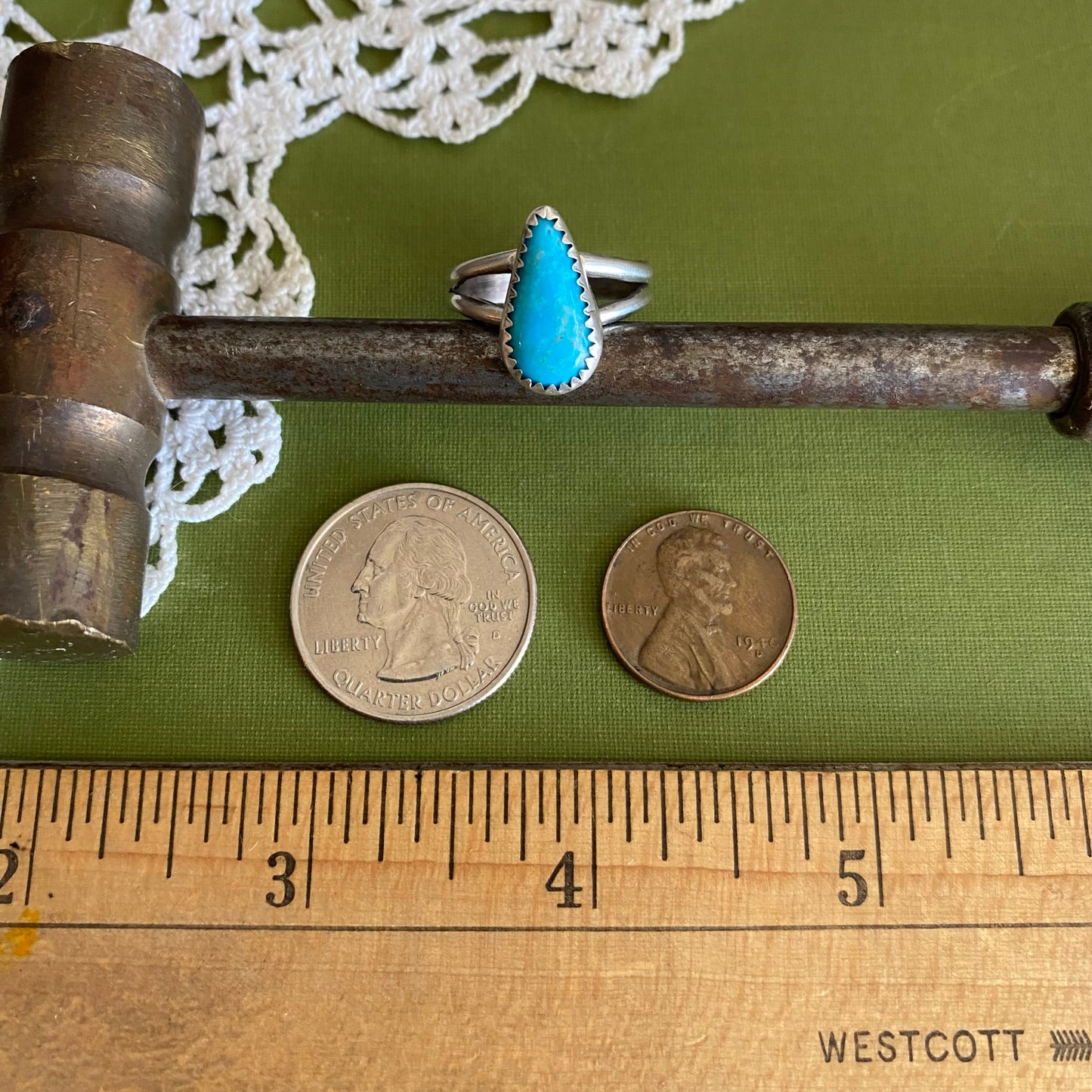 Turquoise Ring Size 8