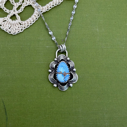 Golden Hills Turquoise Pendant