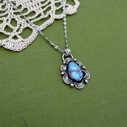 Golden Hills Turquoise Pendant