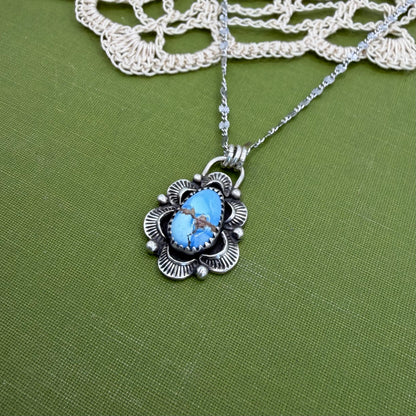 Golden Hills Turquoise Pendant