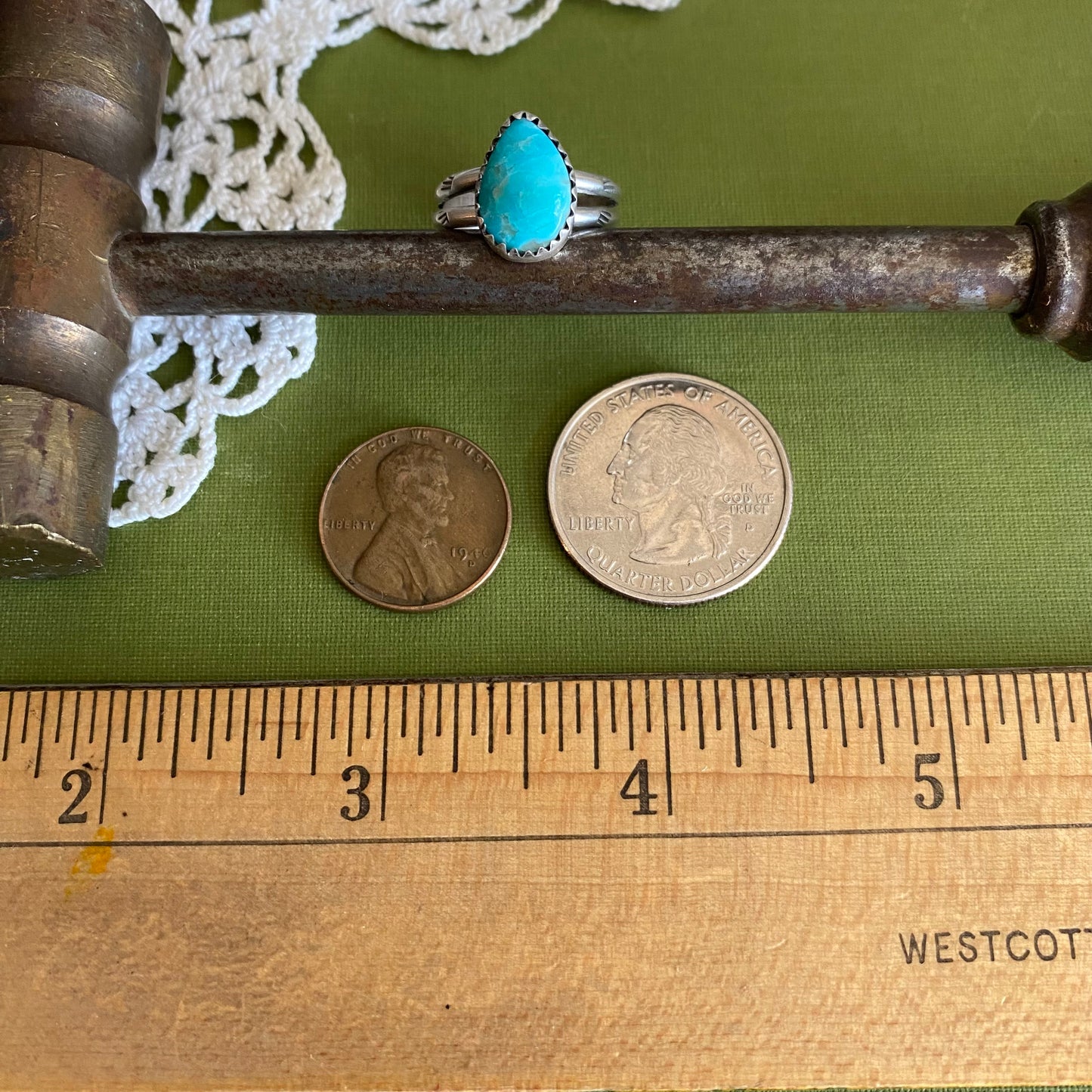 Turquoise Ring Size 6