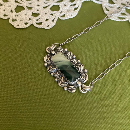 Green Imperial Jasper Necklace