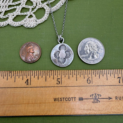 Perfectly Imperfect Stamped Pendant #20