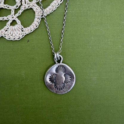 Perfectly Imperfect Stamped Pendant #20
