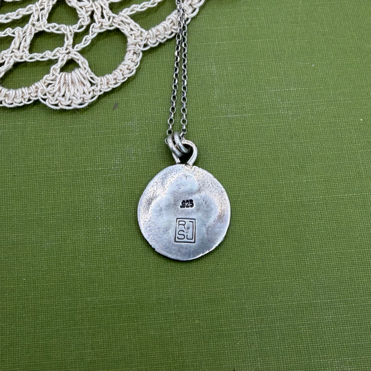Perfectly Imperfect Stamped Pendant #20