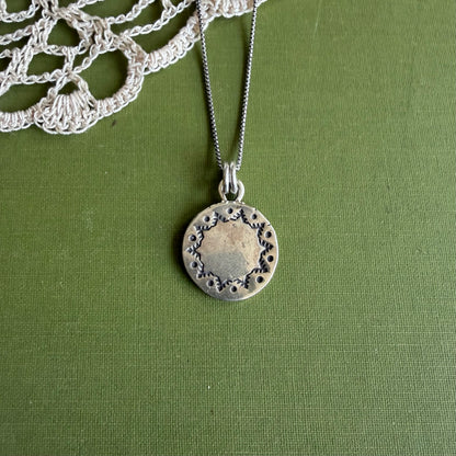 Perfectly Imperfect Stamped Pendant #17