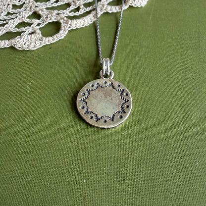 Perfectly Imperfect Stamped Pendant #17