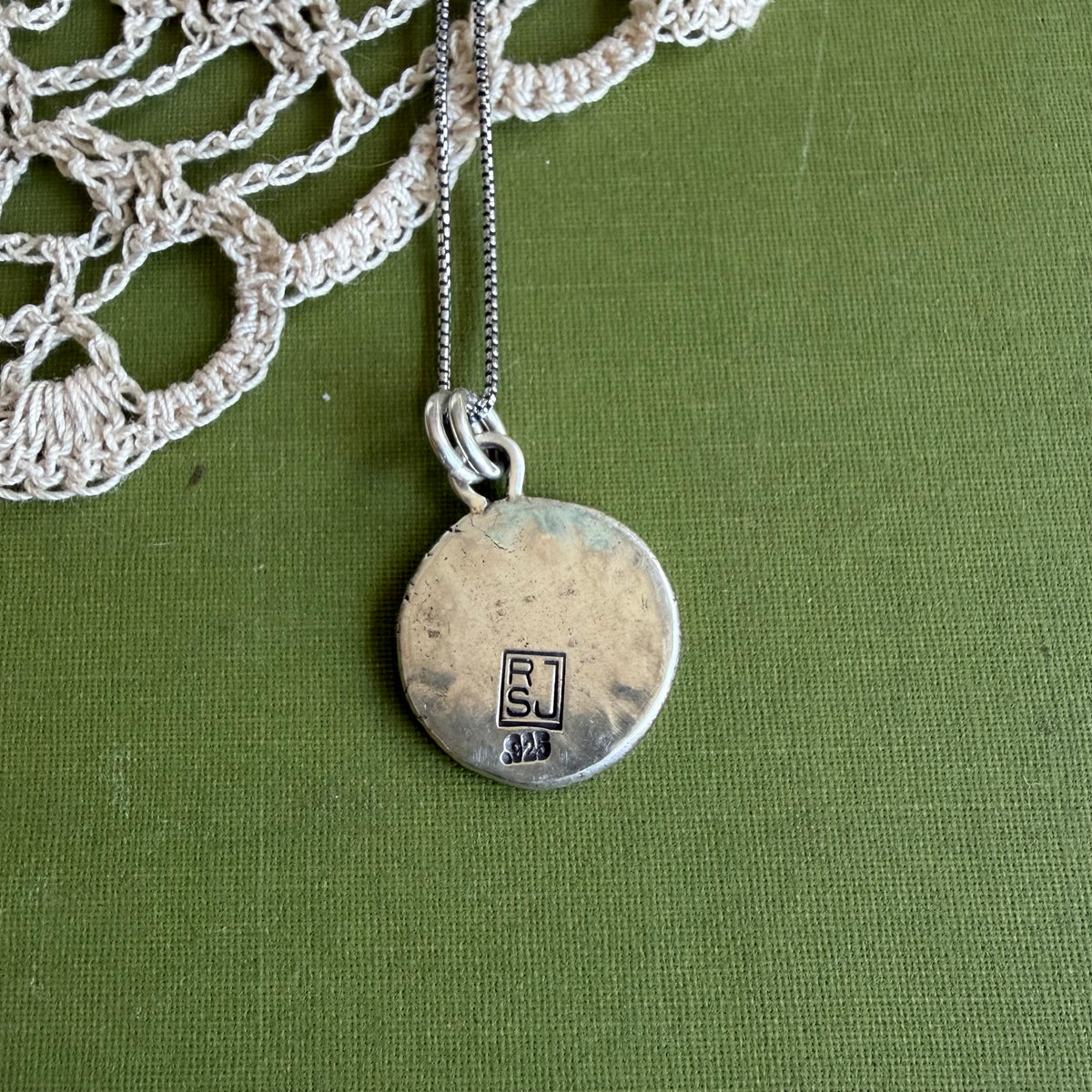 Perfectly Imperfect Stamped Pendant #17