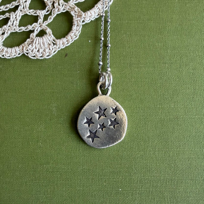 Perfectly Imperfect Stamped Pendant #16