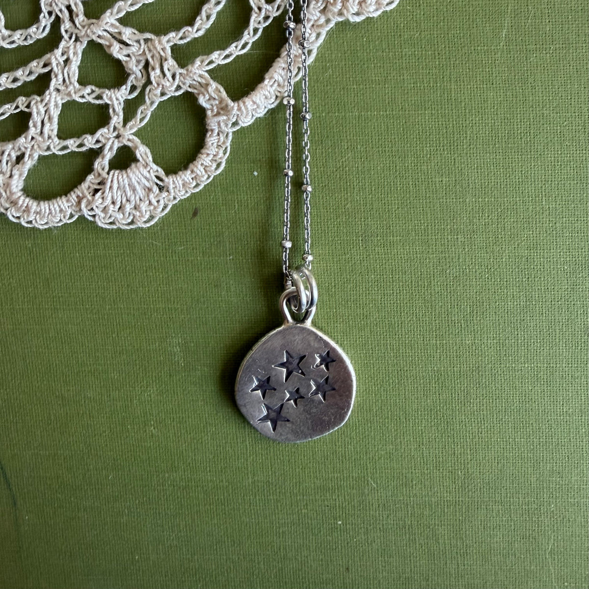 Perfectly Imperfect Stamped Pendant #16