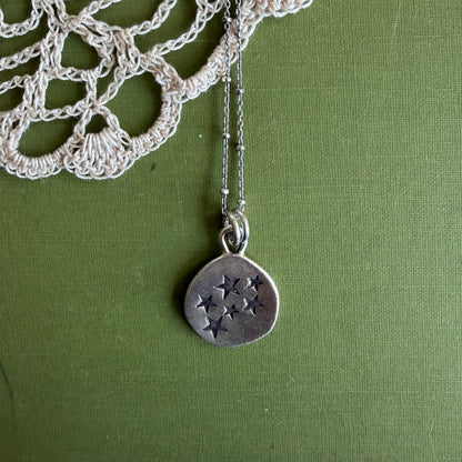 Perfectly Imperfect Stamped Pendant #16