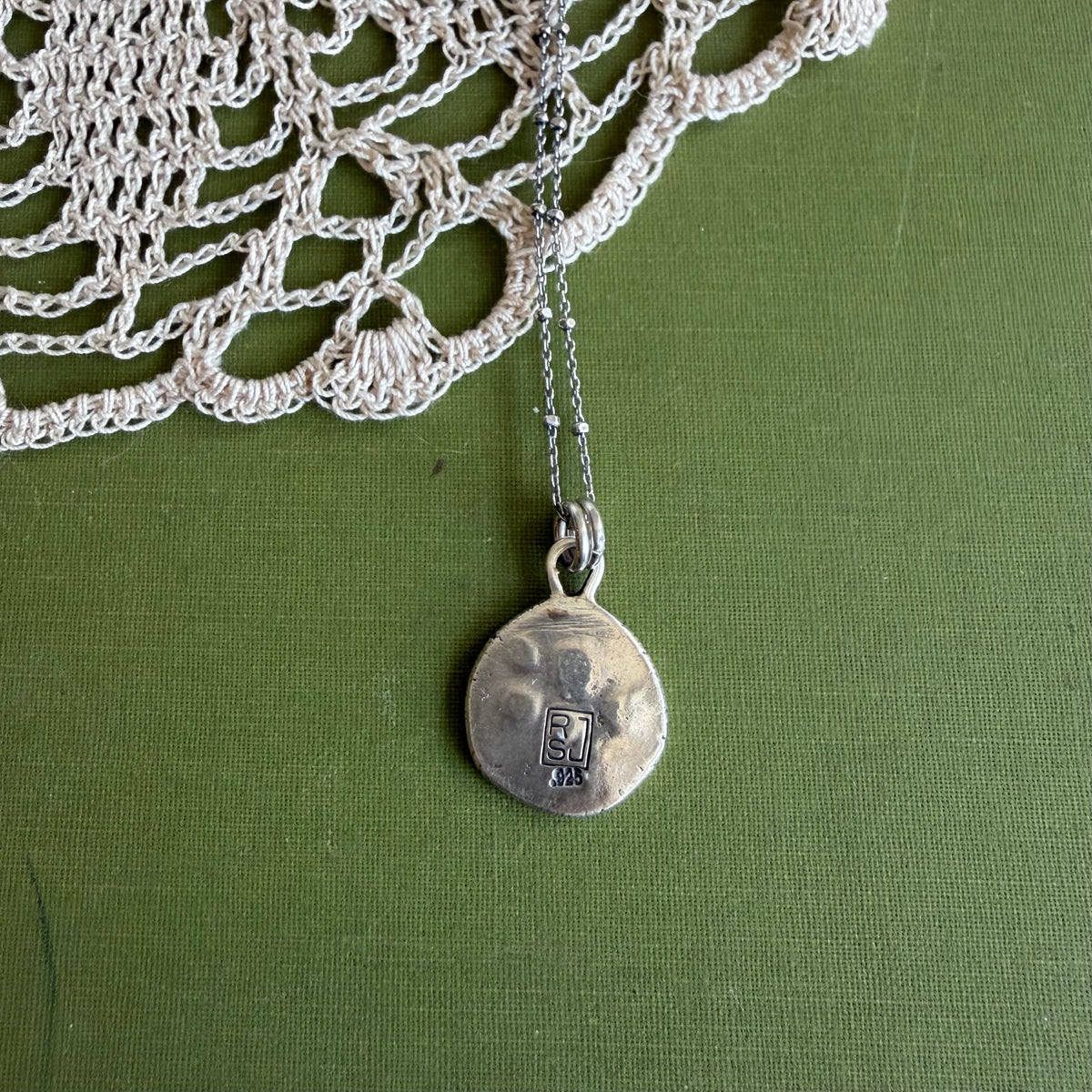 Perfectly Imperfect Stamped Pendant #16