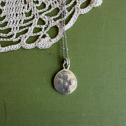 Perfectly Imperfect Stamped Pendant #16