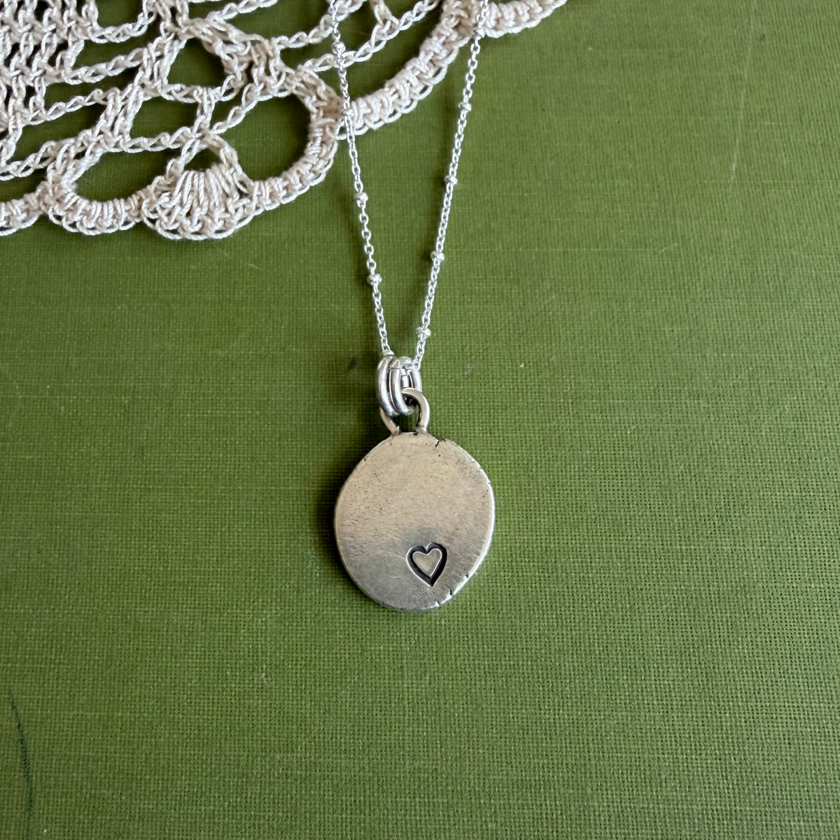 Perfectly Imperfect Stamped Pendant #19