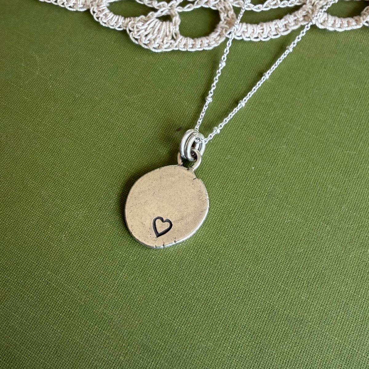 Perfectly Imperfect Stamped Pendant #19